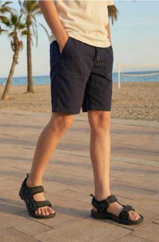 Бавовняні шорти - темно-синій