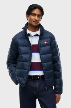 Мужская темно-синяя куртка LIGHT DOWN PACKBL JACKET EXT Синий XL Tommy Jeans DM0DM23231