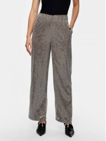 YAS Штани з тканини 26032755 Срібний Regular Fit YAS Штани з тканини 26032755 Срібний Regular Fit