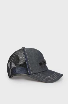 Мужская темно-синяя джинсовая кепка Avernus trucker cap Синий ONESIZE G-Star RAW D24319,E023