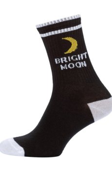 Носки женские Siela RT1322-078 Bright Moon, спортивные, черно-белые, размер 36-39