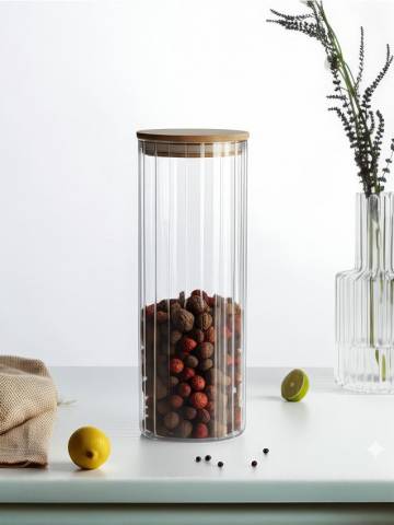 Контейнер для їжі з кришкою - clear