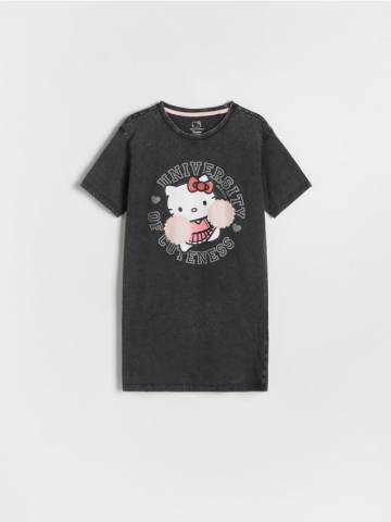 Reserved - Нічна сорочка Hello Kitty - темно-сірий - 483CZ-90X Reserved - Нічна сорочка Hello Kitty - темно-сірий - 483CZ-90X