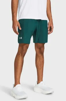 Мужские зеленые шорты UA LAUNCH 7 SHORTS Зеленый S Under Armour 1382620-449