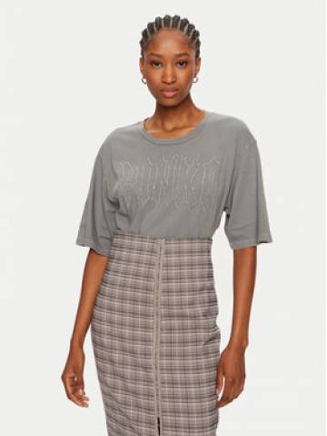 PINKO Футболка Scanner 101704 A23W Сірий Relaxed Fit PINKO Футболка Scanner 101704 A23W Сірий Relaxed Fit
