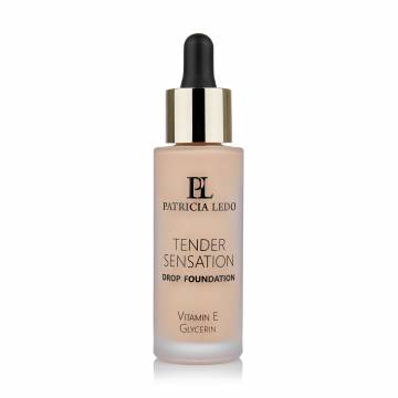 Тональное средство для лица Patricia Ledo Tender Sensation Drop Foundation с витамином E и глицерином, тон 003, 30 мл Тональное средство для лица Patricia Ledo Tender Sensation Drop Foundation с витамином E и глицерином, тон 003, 30 мл