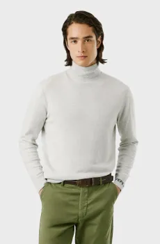 Мужской светло-серый гольф ANDRE TURTLE NECK Серый M Pepe Jeans PM7000011