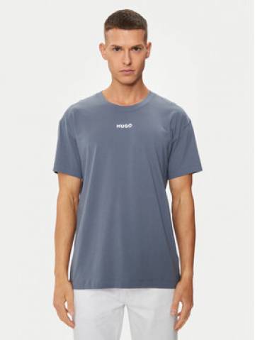 Hugo Футболка Linked 50518646 Голубий Relaxed Fit Hugo Футболка Linked 50518646 Голубий Relaxed Fit