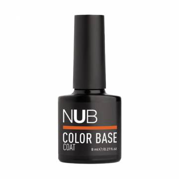 Цветная каучуковая база для гель-лака NUB Color Base Coat 16 Sunset, 8 мл Цветная каучуковая база для гель-лака NUB Color Base Coat 16 Sunset, 8 мл