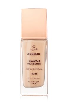 Тональное основа для лица Bogenia Angelic Longwear Foundation BG605, SPF20, 002 Ivory, 30 мл