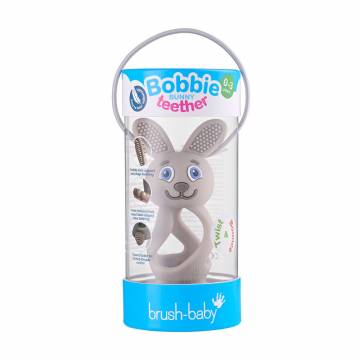 Прорезыватель для зубов Brush-Baby Bobbie Bunny Teether, Cappuchinno, 1 шт