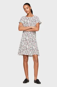 Женское платье с узором SMALL RIBBON F&F SS Разноцветный XS Tommy Hilfiger WW0WW42441