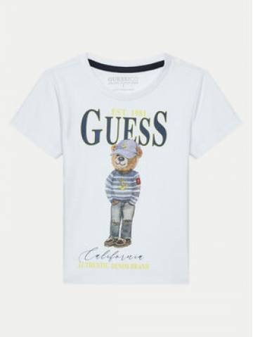Guess Футболка N5RI20 K8HM4 Білий Regular Fit Guess Футболка N5RI20 K8HM4 Білий Regular Fit