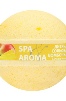 Детская солевая бомбочка для ванн Bioton Cosmetics Spa & Aroma Bath Bomb Сладкое манго, от 3 лет, 200 г