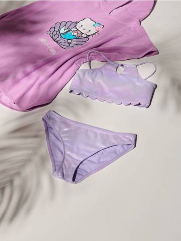 Reserved - GIRLS` SWIMMING SUIT - фіолетовий - 710EB-45X Reserved - GIRLS` SWIMMING SUIT - фіолетовий - 710EB-45X