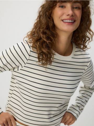 Reserved - Світшот у смужку - різнобарвний - 684GA-MLC