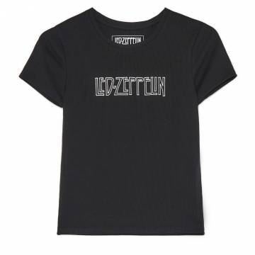 Cropp - Футболка з написом Led Zeppelin - чорний Cropp - Футболка з написом Led Zeppelin - чорний