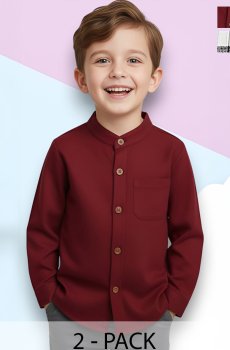 KIDGARB Boys Buffalo Checks Checked Casual Shirt