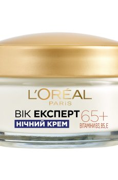 Ночной крем для лица LOreal Paris Возраст эксперт, против морщин, 65+, 50 мл
