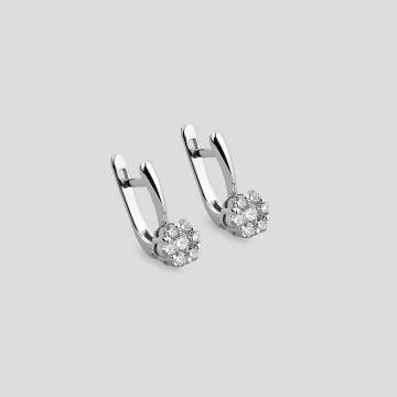 Золотые серьги Minimal с916-б-дм-PR-др Золотые серьги Minimal с916-б-дм-PR-др