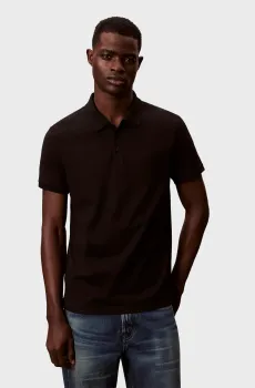 Мужское черное поло SMOOTH Черный XXL Calvin Klein Jeans LV040HM281