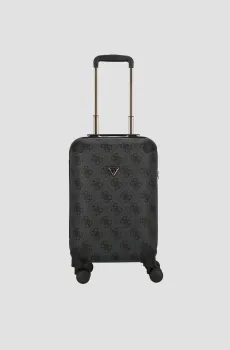 Женский темно-серый чемодан с узором 53 см Серый ONESIZE Guess TWO868.89830;CLO