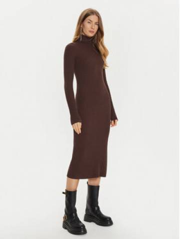 TWINSET Трикотажна сукня 242TT3062 Коричневий Slim Fit TWINSET Трикотажна сукня 242TT3062 Коричневий Slim Fit
