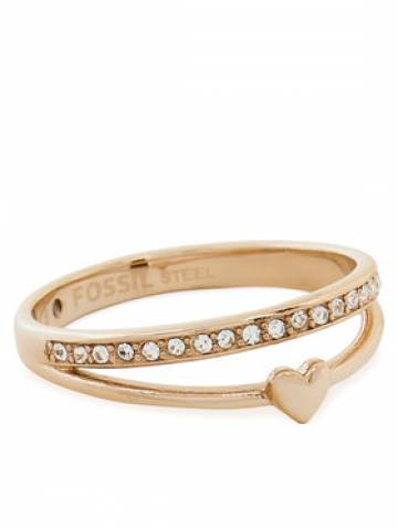 Fossil Кільце JF03460791 Рожева позолота Fossil Кільце JF03460791 Рожева позолота