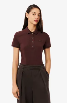 Женское бордовое поло Бордовый 34 Lacoste PF5462CAT
