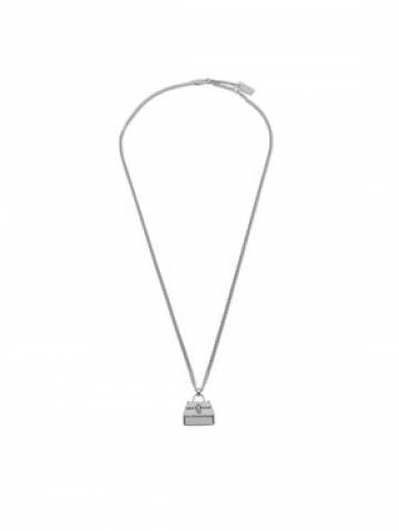 Marc Jacobs Намисто The St. Marc Cuban-Link Chain Necklace 2F3JNC001J37 Срібний Marc Jacobs Намисто The St. Marc Cuban-Link Chain Necklace 2F3JNC001J37 Срібний