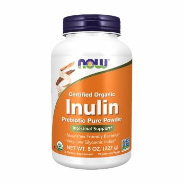 Инулин NOW foods Certified Organic Inulin Pure Powder в порошке, 227 г Инулин NOW foods Certified Organic Inulin Pure Powder в порошке, 227 г