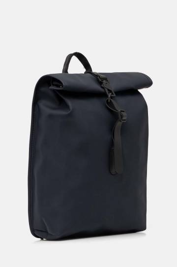 Рюкзак Rains Rolltop Rucksack Mini W3 цвет синий большой однотонный 13330-47 Рюкзак Rains Rolltop Rucksack Mini W3 цвет синий большой однотонный 13330-47