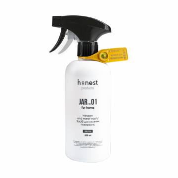 Средство для стеклянных поверхностей Honest Products JAR No 01 For Home, 500 мл Средство для стеклянных поверхностей Honest Products JAR No 01 For Home, 500 мл
