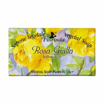 Натуральное мыло Florinda Vegetal Soap Yellow Rose Желтая роза, 100 г Натуральное мыло Florinda Vegetal Soap Yellow Rose Желтая роза, 100 г