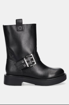 Кожаные полусапожки Love Moschino