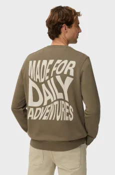 Мужской оливковый свитшот Оливковый M Camel Active 409400-7W04-35