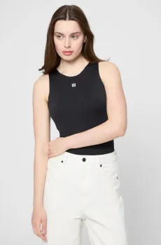 Женское черное боди Черный XS HUGO 50545196;001