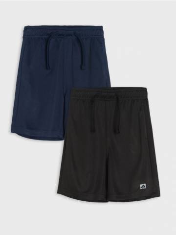Шорти, 2 пари Active - чорний Шорти, 2 пари Active - чорний