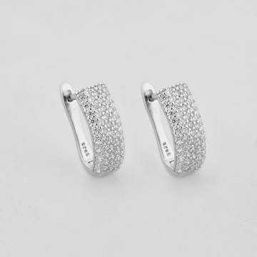 Серебряные серьги Minimal 92-0005б Серебряные серьги Minimal 92-0005б