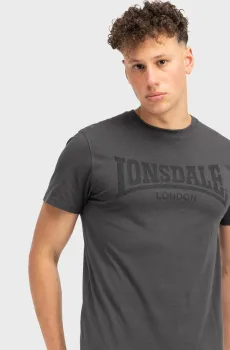 Мужская серая футболка Серый 3XL Lonsdale 111132