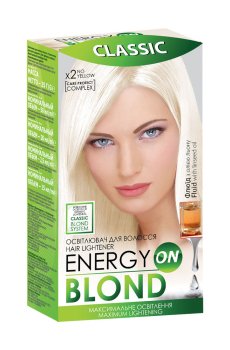Осветлитель для волос Energy Blond Classic с флюидом с маслом льна
