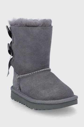 Детские замшевые сапоги UGG цвет серый Детские замшевые сапоги UGG цвет серый
