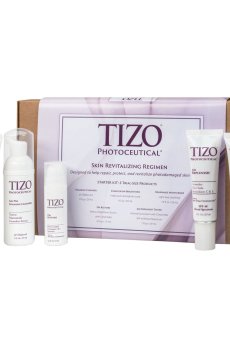 Уценка! Набор-знакомство для восстановления кожи лица и тела TiZO Skin Revitalizing Trial Size Regimen, 5 продуктов