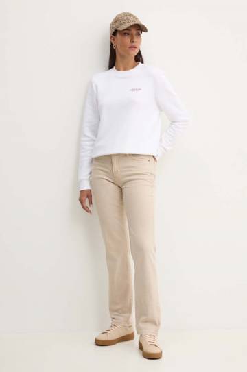 Кофта Guess Jeans женская цвет белый с принтом W4YQ07 KC811 Кофта Guess Jeans женская цвет белый с принтом W4YQ07 KC811
