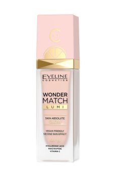 Сияющая тональная основа для лица Eveline Cosmetics Wonder Match Lumi Foundation, SPF 20, 05 Light Neutral, 30 мл