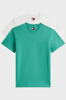 Мужская футболка (2 шт) SLIM LINEAR Разноцветный S Tommy Jeans DM0DM22316