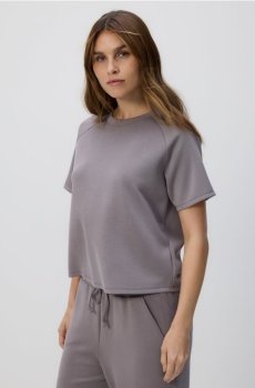 Reserved - Футболка з високим вмістом модалу - кавовий - 565GA-84X