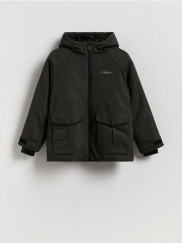 Reserved - BOYS` OUTER JACKET - темно-сірий - 004BC-90X Reserved - BOYS` OUTER JACKET - темно-сірий - 004BC-90X