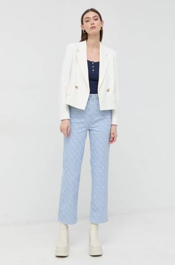 Лонгслив Guess женский цвет синий Лонгслив Guess женский цвет синий