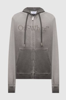 Серая спортивная куртка с логотипом